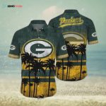 Green Bay Packers NFL Pattern Graphic Hawaiian Shirt