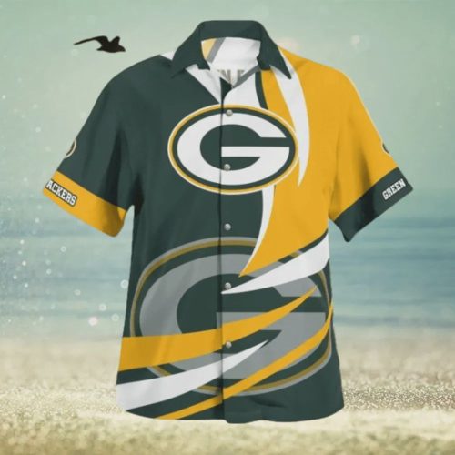 Green Bay Packers NFL Retro 3D Hawaiian Shirt