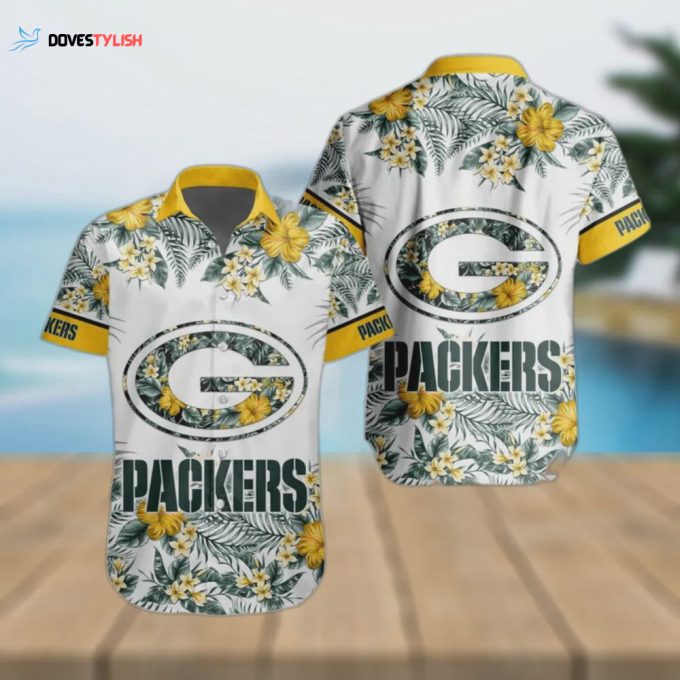 Green Bay Packers NFL Special Floral Tropical Team Hawaiian Shirt