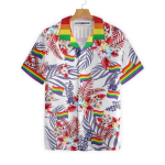 Hawaiian LGBT Shirt, Vivid Pride LGBT Bluebonnet Design Hawaiian Shirt