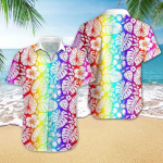 Hawaiian Pride Shirt, Hawaiian Shirt For Women, Bisexual Hawaiian Shirt, Hawaiian Shirts Gay