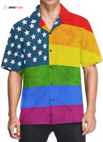 Hawaiian Shirt Gay, Hawaiian Pride Shirts, Lgbt Hawaiian Shirt, Gay Pride Hawaiian Shirt