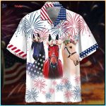 Hourse Hawaiian Shirt, Hourse Independence Day Hawaiian Shirts, Gift For Horse Lovers