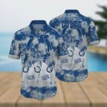 Indianapolis Colts Tropical Pattern Graphic Hawaiian Shirt