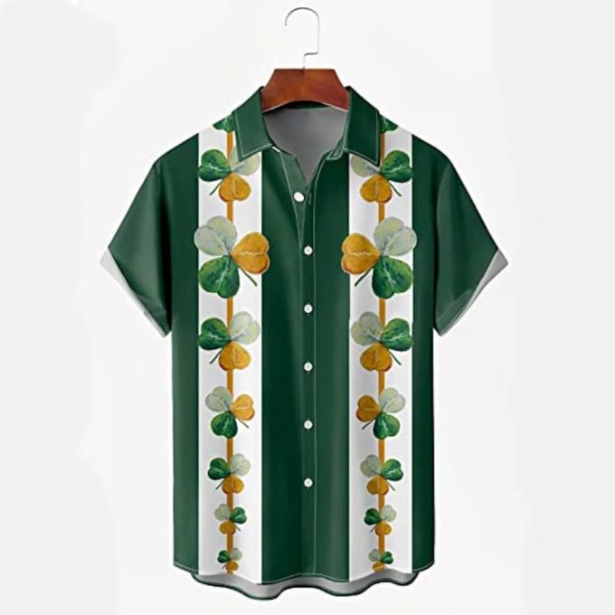 Irish Hawaii Shirt, Patrick Hawaii Shirt Saint Patrick’s Day Shirt, Summer Hawaiian Shirt, Lucky Green Shirt