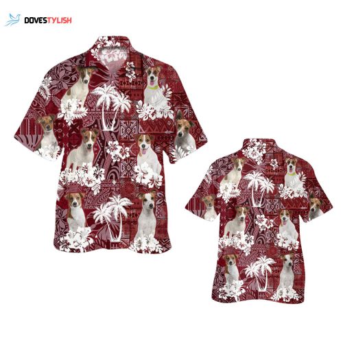 Irish Setter Hawaiian Shirt Red Tribal Pattern