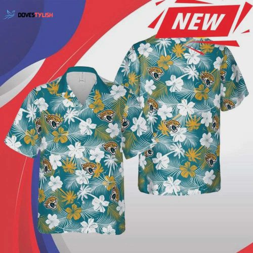 Jacksonville Jaguars Floral Football Aloha Hawaiian Shirt