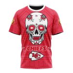 Kansas City Chiefs Specialized Kits For Dia De Muertos Unisex T-Shirt For Fans Gifts 2024