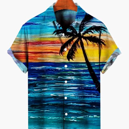 Kurilian Hawaiian Shirt, 3D All Over Printed Cat Hawaiian Shirt, Gift To Cat Lovers, Summer Aloha Beach Shirt