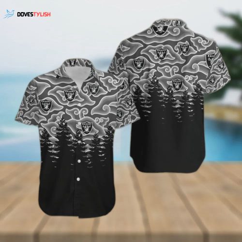 Las Vegas Raiders Full 3d Skull Hawaiian Shirt