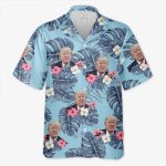 Let’s Go On Vacation With Trump – US Election Unisex Tropical Hawaiian Aloha Shirt – Summer Vacation Gift For Trump Supporters