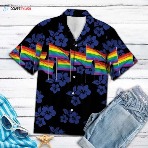 Lgbt Pride Lips Hawaiian Shirt, Rainbow Lips Hawaiian Shirt, Pride Lips Hawaiian Shirt