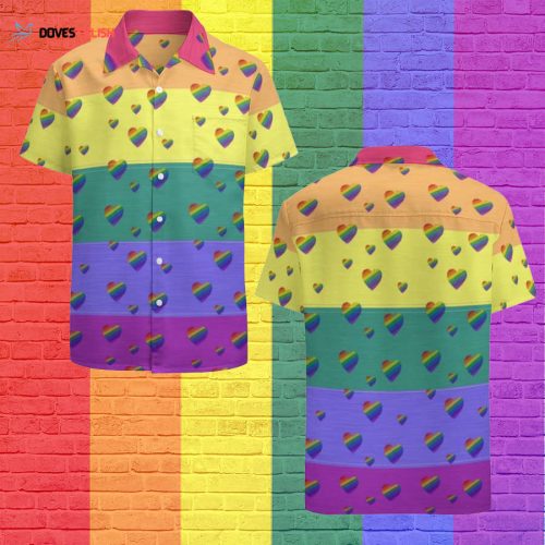 Lgbt Pride Love Is Love Vivid Design Hawaiian Shirt