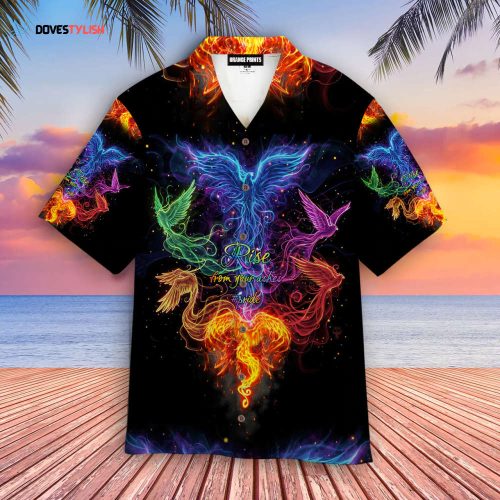 Lgbt Rainbow Hawaiian Shirts For Gay Man, Trans Pride Shirt, Summer Pride Hawaiian Shirts For Lesbian