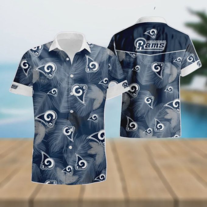 Los Angeles Rams Aloha VIntage Hawaiian Shirt