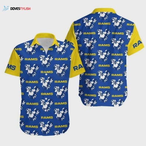 Los Angeles Rams NFL Summer Aloha Hawaiian Shirt