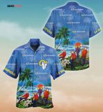 Los Angeles Rams Parrots Tropical Hawaiian Shirt