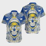 Los Angeles Rams Skull NFL Hawaiian Shirt