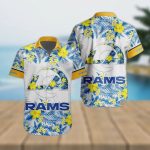 Los Angeles Rams Special Floral Tropical Team Hawaiian Shirt