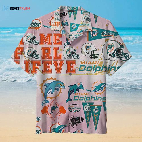 Miami Dolphins Limited Edition Monster Hawaiian Shirt