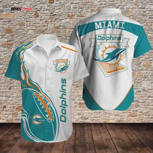 Miami Dolphins Limited Edition Logo Hawaiian Shirt