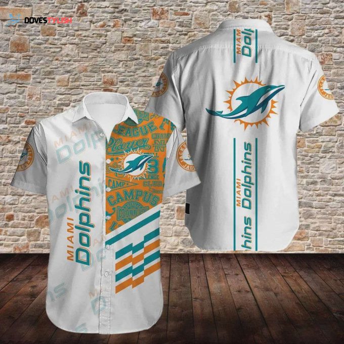 Miami Dolphins New Design Hawaiian Shirt Unisex Gift Tee 2024