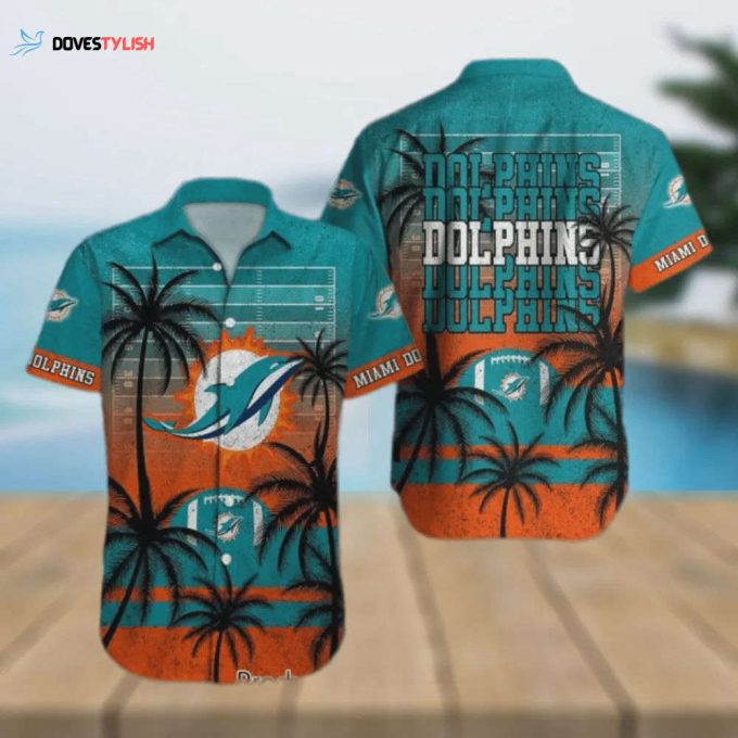 Miami Dolphins NFL Beach Lovers Hawaiian Shirt