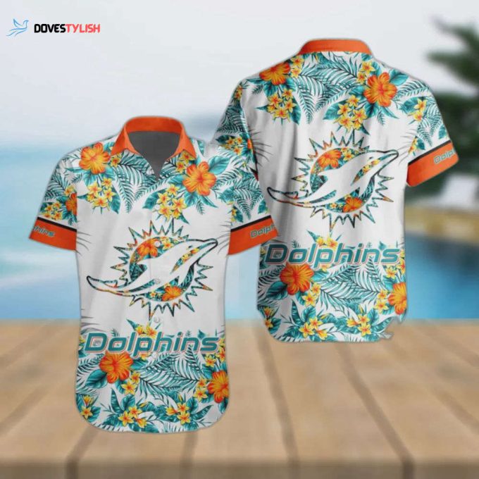 Miami Dolphins Special Floral Tropical Team Hawaiian Shirt