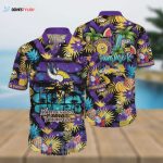 Minnesota Vikings Flower Classic All Over Print Hawaiian Shirt