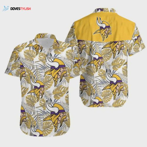 Minnesota Vikings NFL Shark Summer Hawaiian Shirt