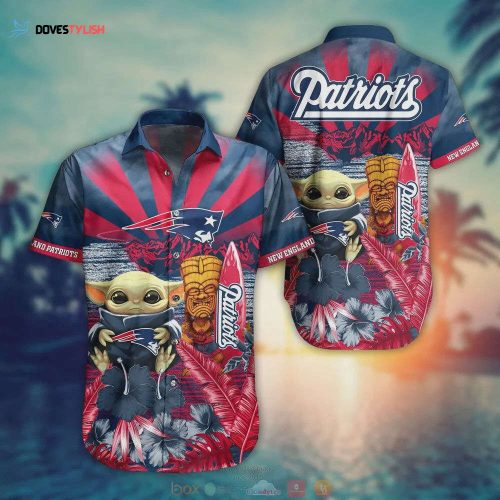 New England Patriots Hibiscus Flowers Hawaiian Shirt Unisex Gift Tee 2024