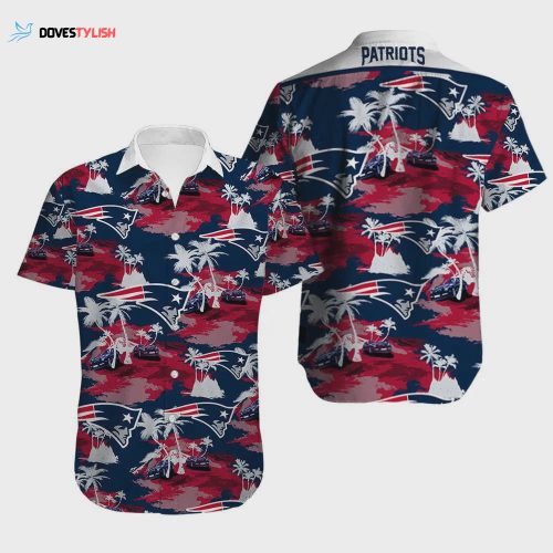 New England Patriots Hibiscus Flowers Hawaiian Shirt Unisex Gift Tee 2024