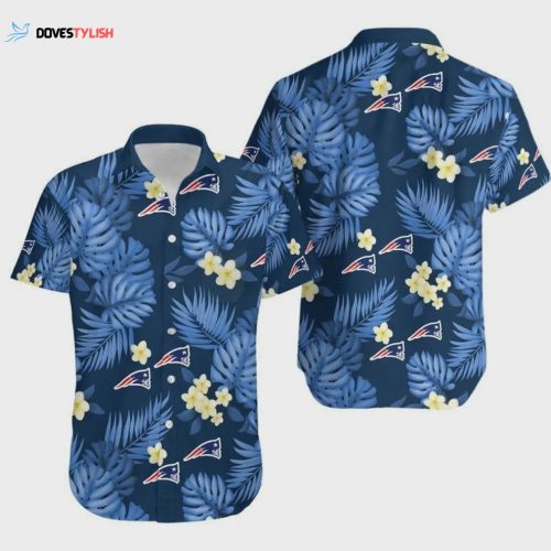 New England Patriots NFL Flower 3D Hawaiian Shirt