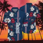 New England Patriots NFL Flower 3D Hawaiian Shirt