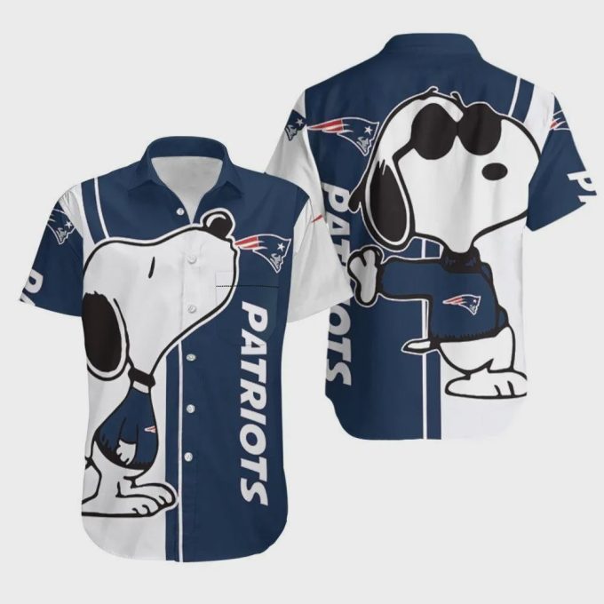 New England Patriots Snoopy Hawaiian Shirt