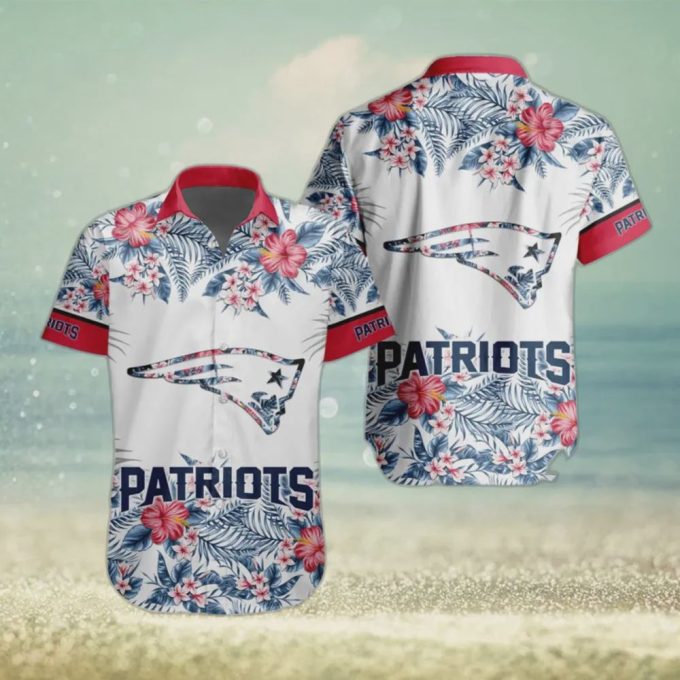 New England Patriots Special Floral Tropical Team Hawaiian Shirt