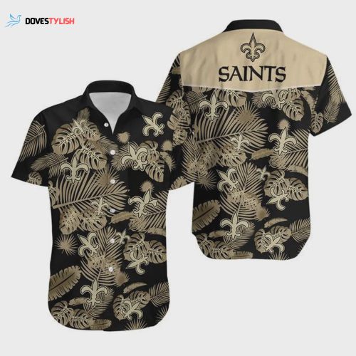 New Orleans Saints 3d Aloha Hawaiian Shirt