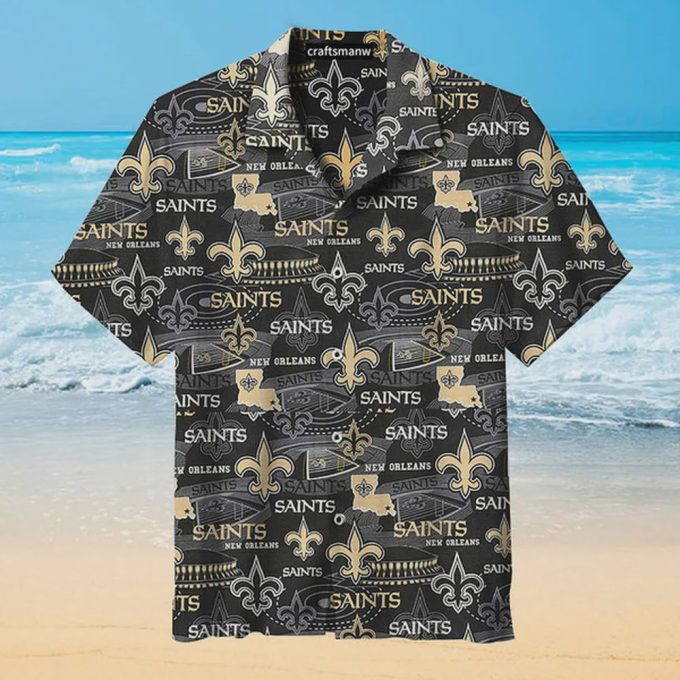 New Orleans Saints 3d Aloha Hawaiian Shirt Unisex Gift Tee 2024