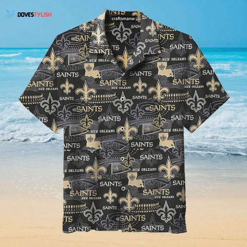 New Orleans Saints 3d Aloha Hawaiian Shirt Unisex Gift Tee 2024