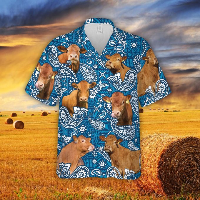 Paisley Pattern Limousin All Over Printed 3D Hawaiian Shirt