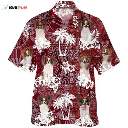 Papillon Hawaiian Shirt, Best Gift For Dog Lovers