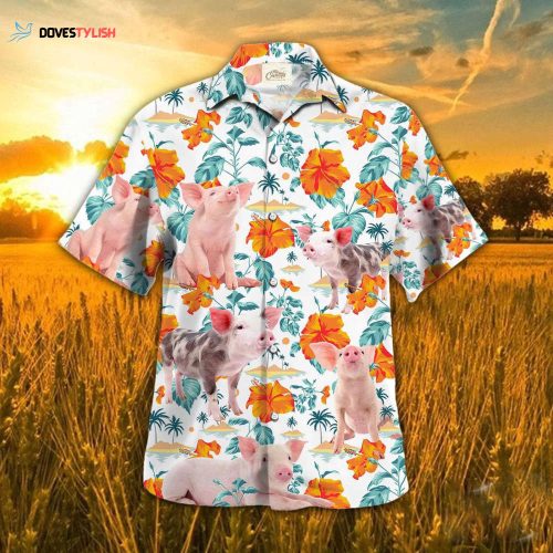 Pineapple Hawaiian Theme For Brahman Cattle Lovers All 3D Printed Hawaiian Shirt