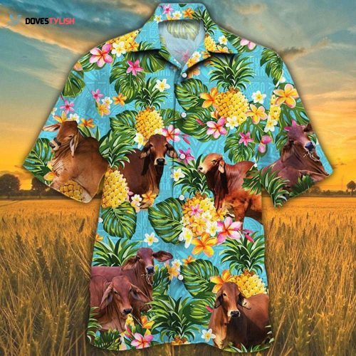 Pineapple Hawaiian Theme For Pig Lovers All 3D Printed Hawaiian Shirt