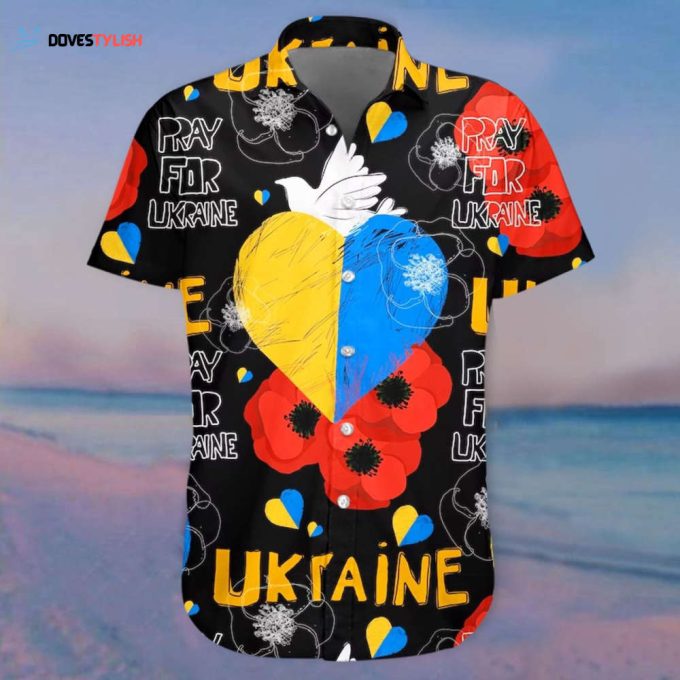 Pray For Ukraine Hawaiian Shirt Stop War For Ukraine Peace Apparel Gifts For Son