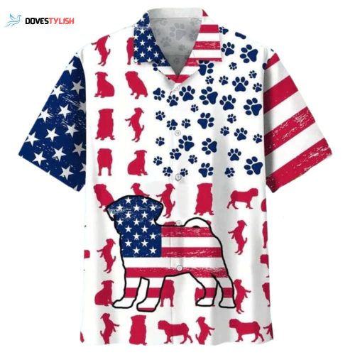 Pug Hawaiian Shirts – Independence Day Is Coming, Happy 4Th Of July American Pug Hawaii Shirt, Aloha Dog Shirt