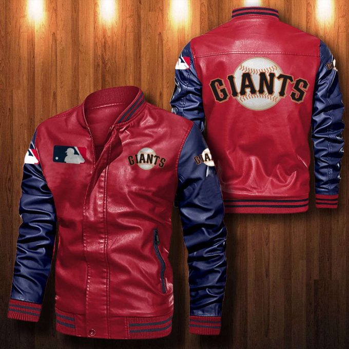 San Francisco Giants Leather Bomber Jacket