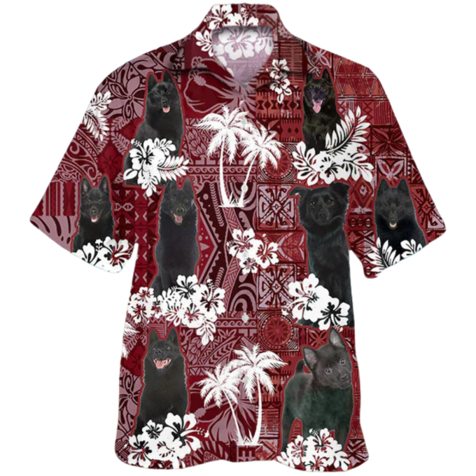 Schipperke Hawaiian Shirt, Cute Hawaii Shirt Short Sleeve