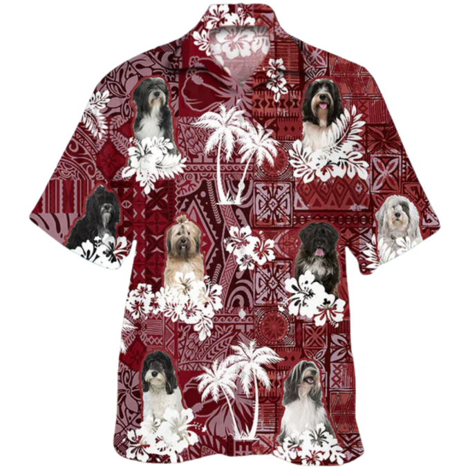 Tibetan Terrier Hawaiian Shirt