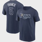 Official Tampa Bay Rays MLB #5 Franco Branded T-Shirt – Show Your Team Spirit!