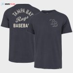 Shop the Stylish Tampa Bay Rays MLB Black Branded T Shirt Unisex Gift Tee 2024